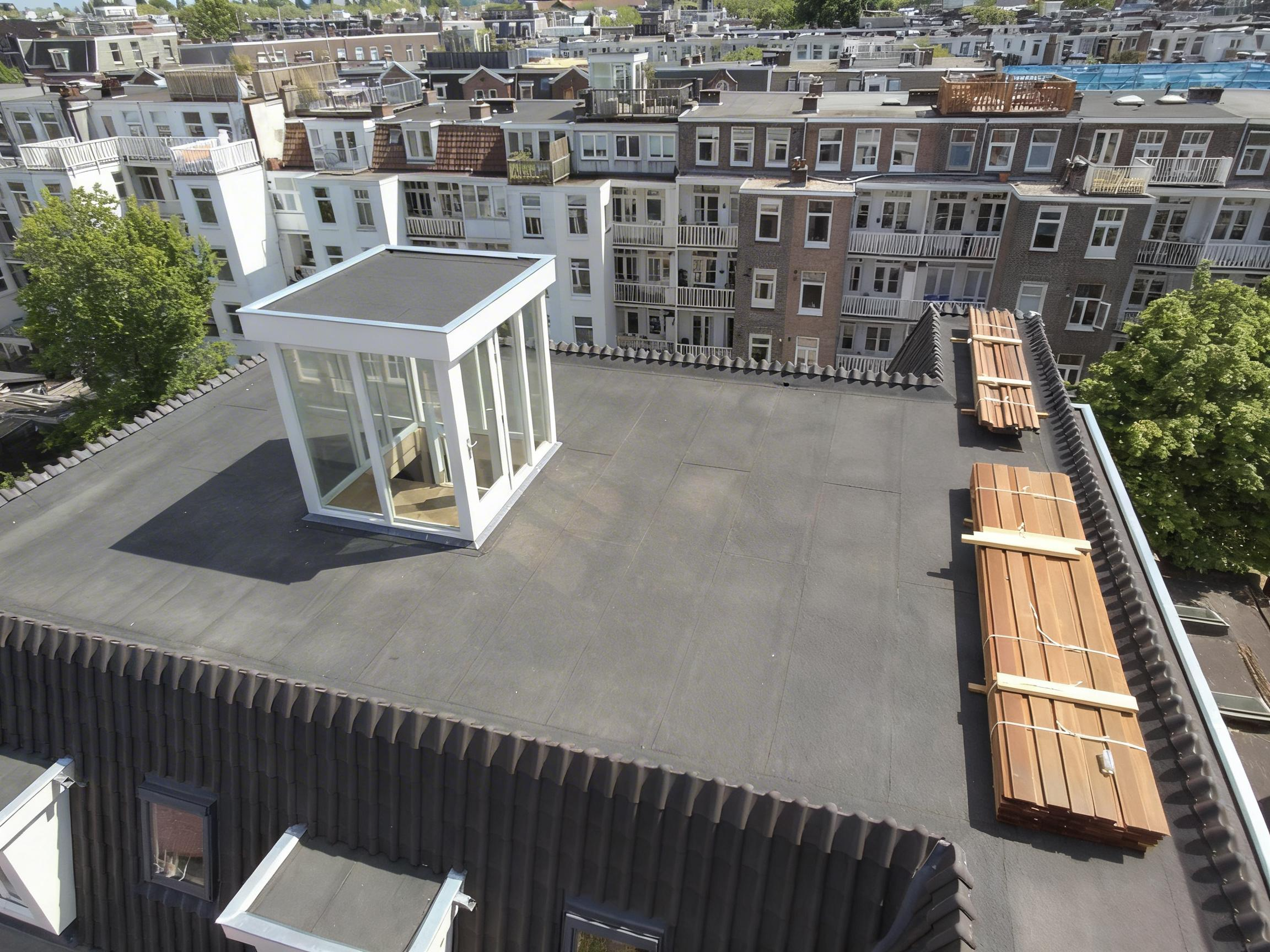 Dakrenovatie plat dak in Badhoevedorp door Brockmann